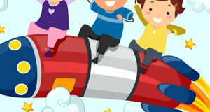 Raketten leg, sjov og motion for småbørn + voksne