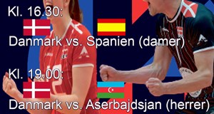 Volleyball-landskamp (damer): Danmark vs. Spanien